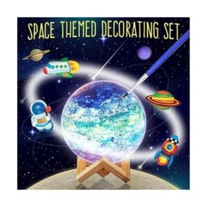 Pinta tu propia lámpara de luna luz nocturna de luna 3D_6