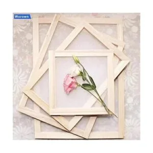Worown Pantalla de madera para hacer papel de 5 tamaños_3