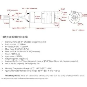 CrocSee Mini bomba de transferencia de agua dulce de_2