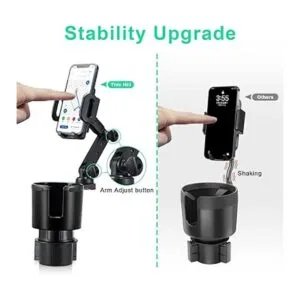 Soporte para taza de automóvil con base ajustable con_2