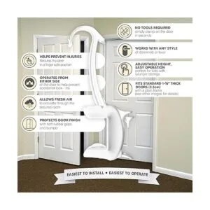 Door Monkey Protector de cierre de puerta y protector de_5