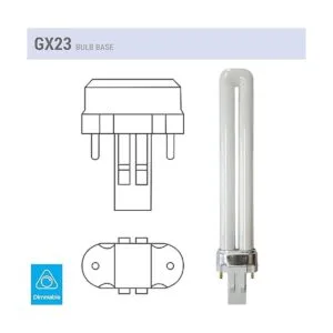 Paquete de 4 bombillas de tubo individual de 13 vatios 2_3