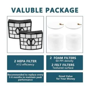 Reemplazo de filtro para Shark Rotator Powered LiftAway_4