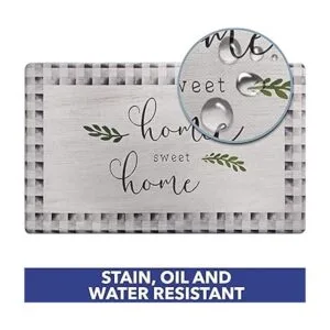 Tapete CozyLiving de cuadros blancos y negros_2