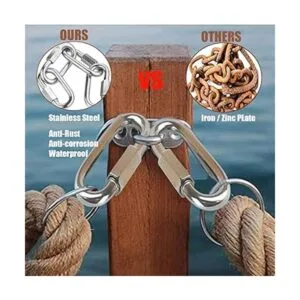 HZSOOCH Paquete de 20 eslabones rápidos de 532 pulgadas_3