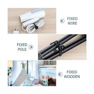 Cordones elásticos de bola de 6 pulgadas 50 lazos_5