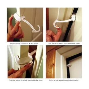 Door Monkey Protector de cierre de puerta y protector de_3