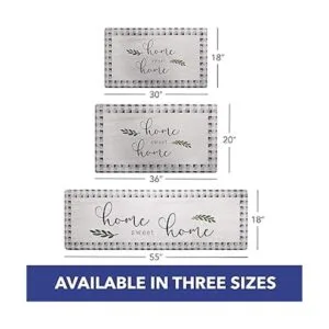 Tapete CozyLiving de cuadros blancos y negros_5