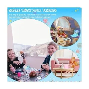 20 piezas de accesorios de casa de muñecas accesorios de_4