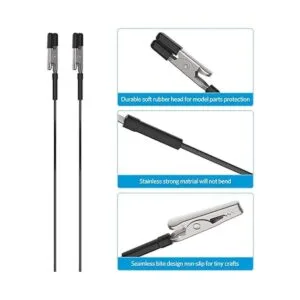 20 barras de clip de cocodrilo sin dientes de micro acero_5