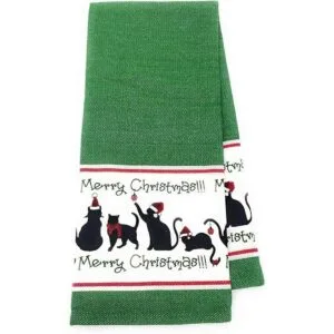 DII día festivo gato y perro dishtowel Juego de 2_3