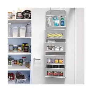 Simple Houseware Organizador de 4 bolsillos transparentes_3