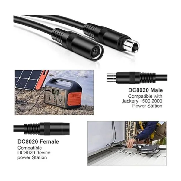 iGreely Cable de extensión de 0.315 in DC 8020 compatible_4