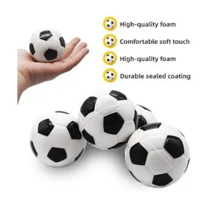 Paquete de 24 mini bolas deportivas de espuma fútbol de_3