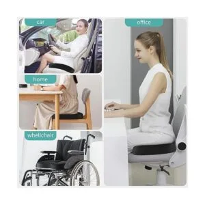 Cojín de asiento para postura coxis ciática espalda_6