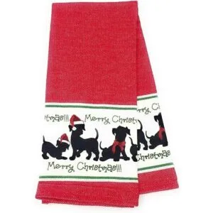 DII día festivo gato y perro dishtowel Juego de 2_2