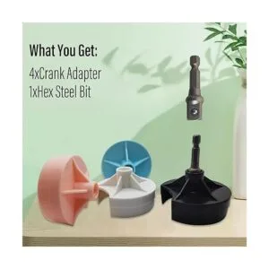 Adaptador de máquina de tejer accesorio de taladro para_5