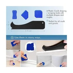 Sellador de silicona transparente de calafateo kit de_5