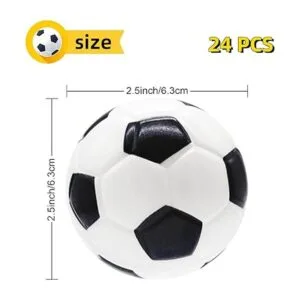 Paquete de 24 mini bolas deportivas de espuma fútbol de_2