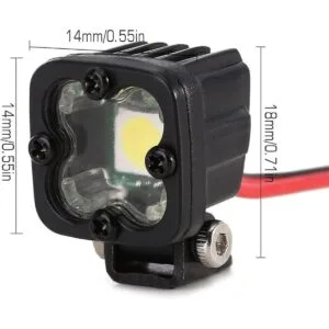 INJORA Luces de oruga RC para faros delanteros LED Axial_2
