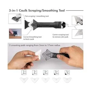 Sellador de silicona transparente de calafateo kit de_4