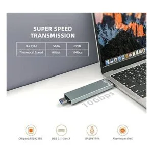 MAIWO Adaptador de caja SSD M.2 USB C USB 3.2 a M.2_2