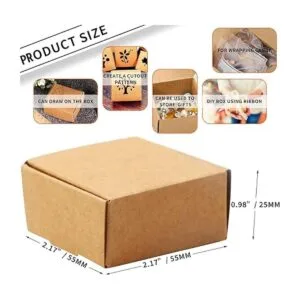 BadenBach 100 mini cajas de regalo de papel de estraza de_2