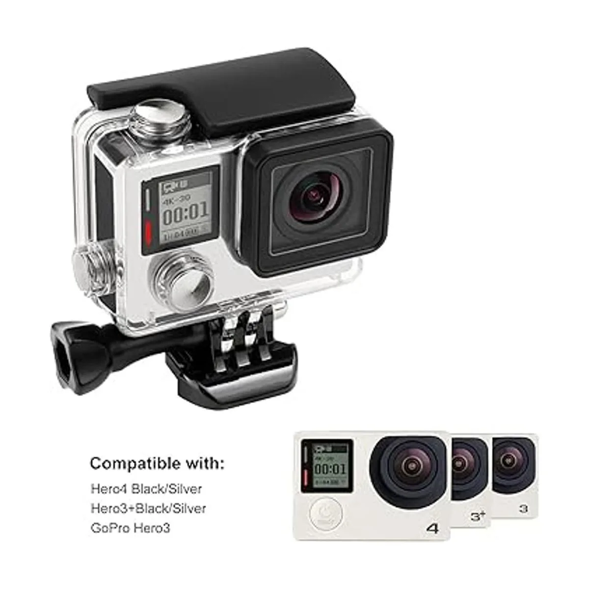 YALLSAME Funda impermeable para GoPro Hero 4 3 3 131_4