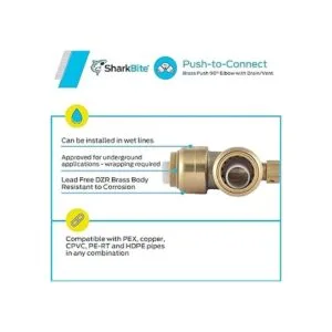SharkBite Codo de 90 grados de 12 pulgada con ventilación_4