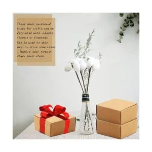 BadenBach 100 mini cajas de regalo de papel de estraza de_5