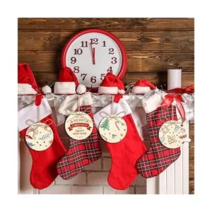 Jetec 120 círculos de madera redondos sin terminar con_5