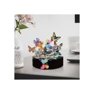 LICRAFT Escultura de escritorio mariposas juguete para_2