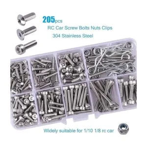 LordHardware 205pcs RC Crawler coche tornillo kit de_4