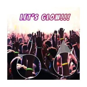 Paquete de 36 pulseras que brillan en la oscuridad_4