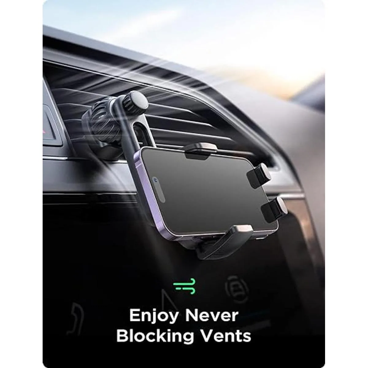 LISEN Soporte universal para teléfono de ventilación para_4