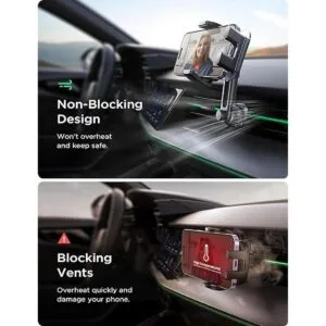 LISEN Soporte universal para teléfono de ventilación para_5
