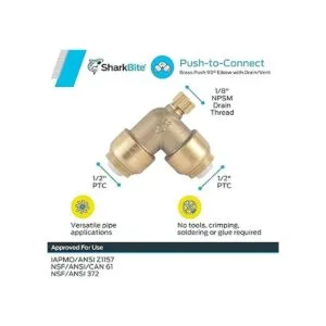 SharkBite Codo de 90 grados de 12 pulgada con ventilación_3