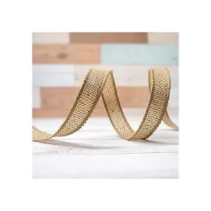 CT CRAFT LLC Cinta de arpillera con alambre 34 pulgadas_6