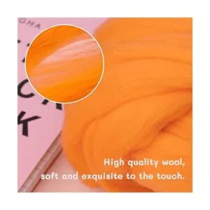 Lana Roving Bulk Hilo grueso de lana de 8.82 onzas_4