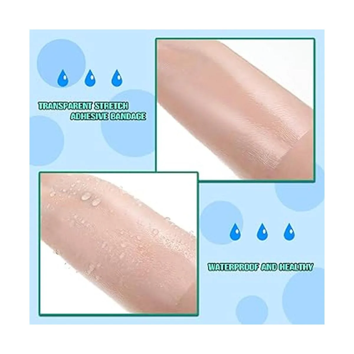 6 rollos de cinta adhesiva transparente elástica_5