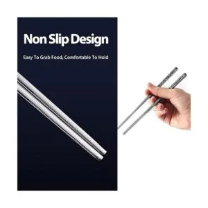 Hagary Dragon Palillos de metal reutilizables diseñados_5