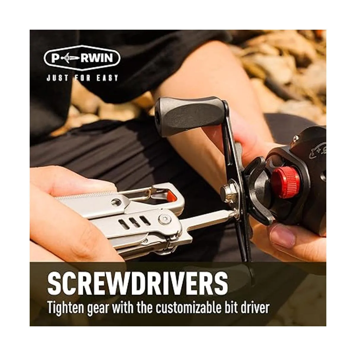 PERWIN Alicates multiherramienta 12 en 1 con mosquetón_6