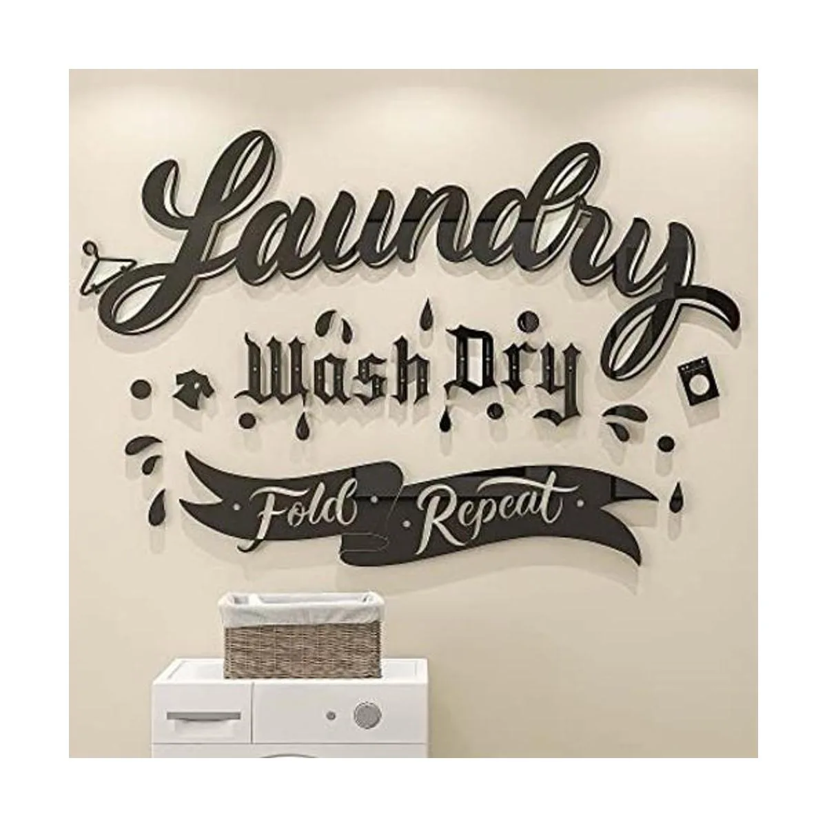 DecorSmart Letrero de decoración de cuarto de servicio_1