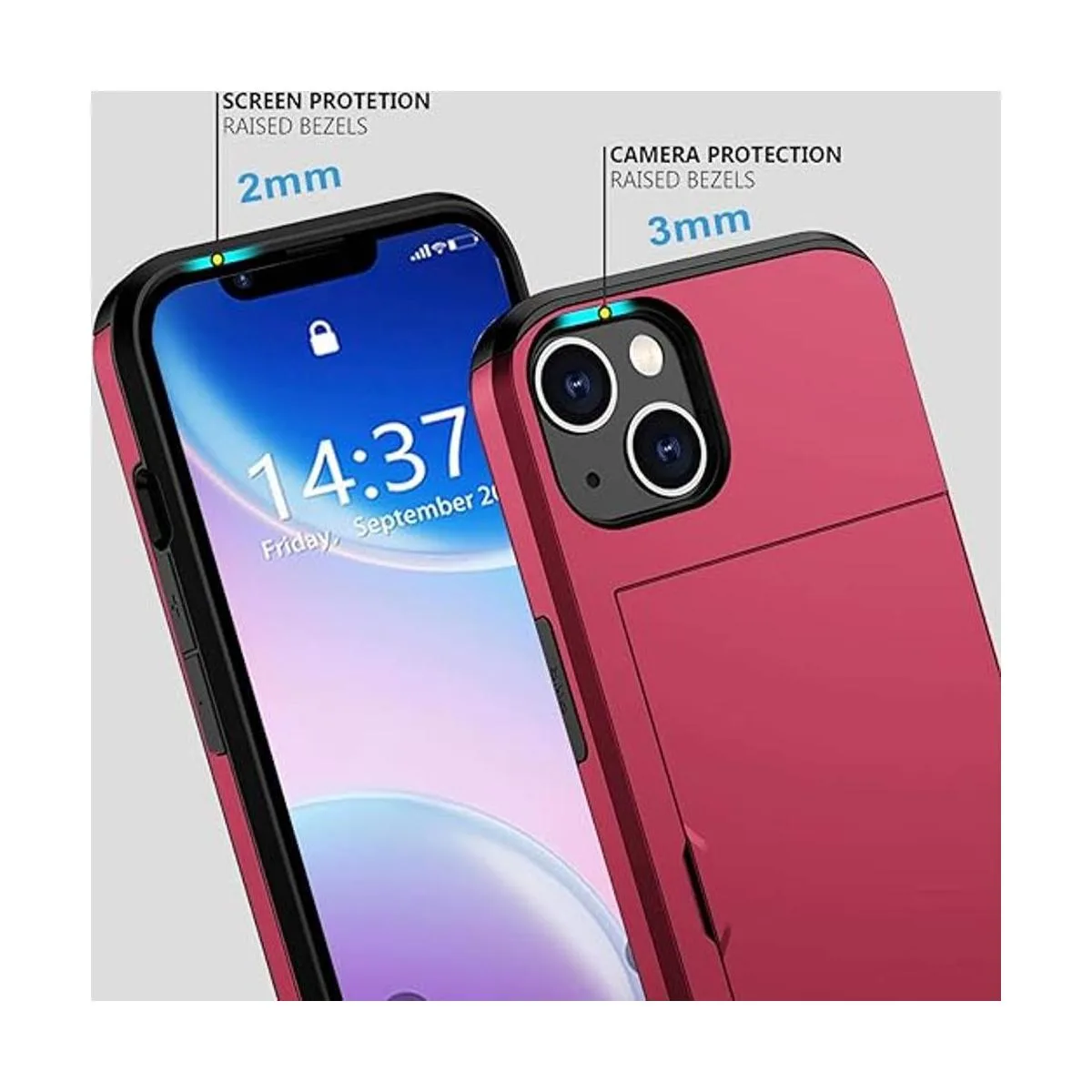 Benbenjaytek Funda delgada para iPhone 14 de 6.1 pulgadas_5