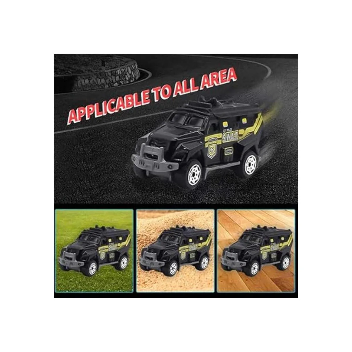 Juego de juguetes de coche de policía fundido a presión_2