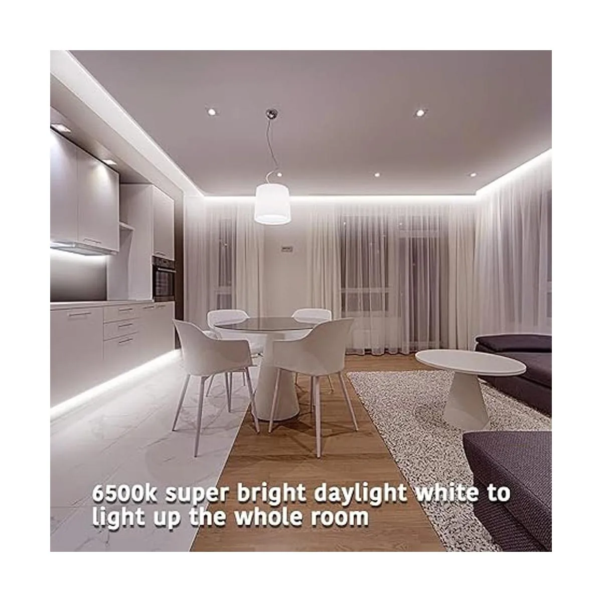 Dalattin Tira de luces LED blancas tira de luz LED_3