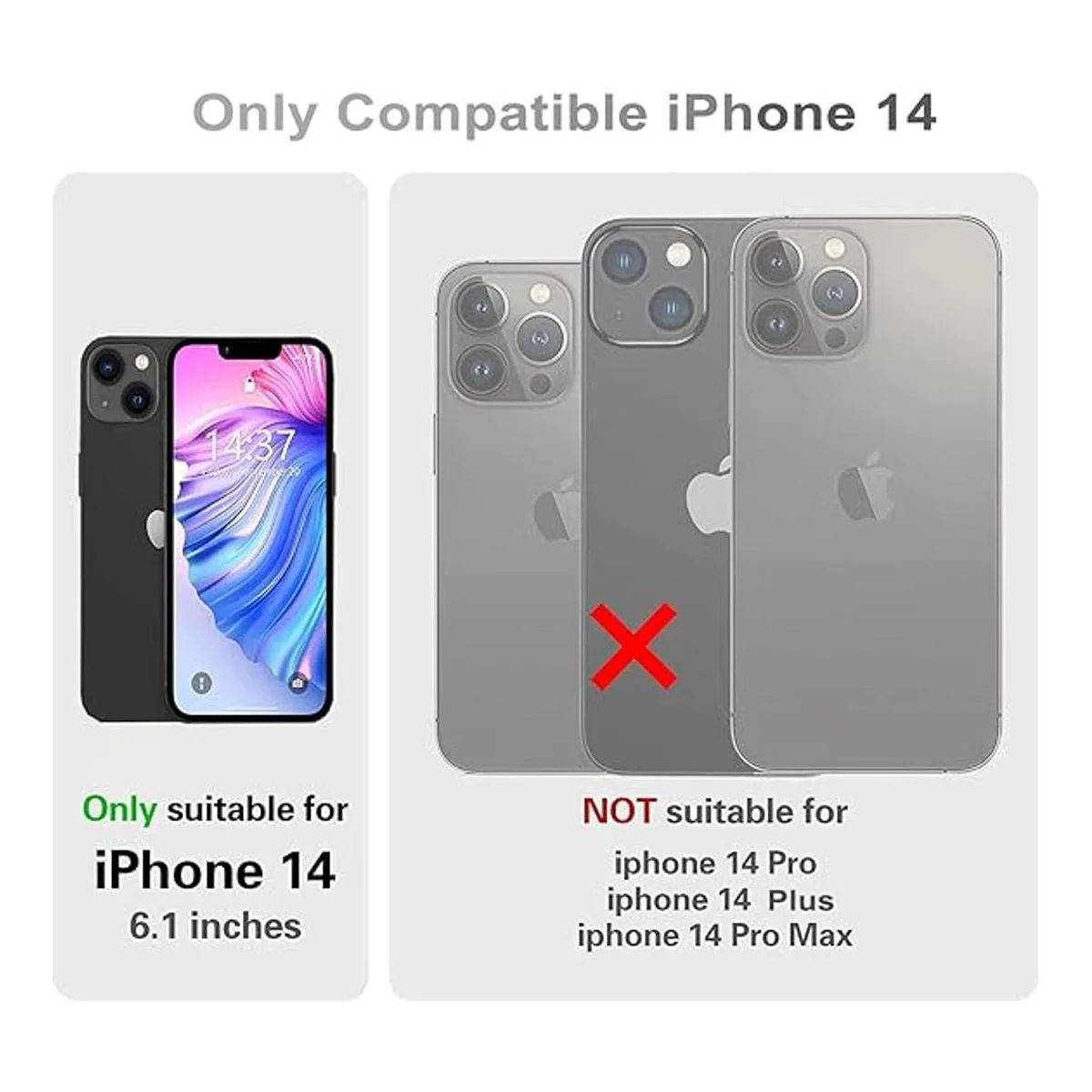 Benbenjaytek Funda delgada para iPhone 14 de 6.1 pulgadas_2