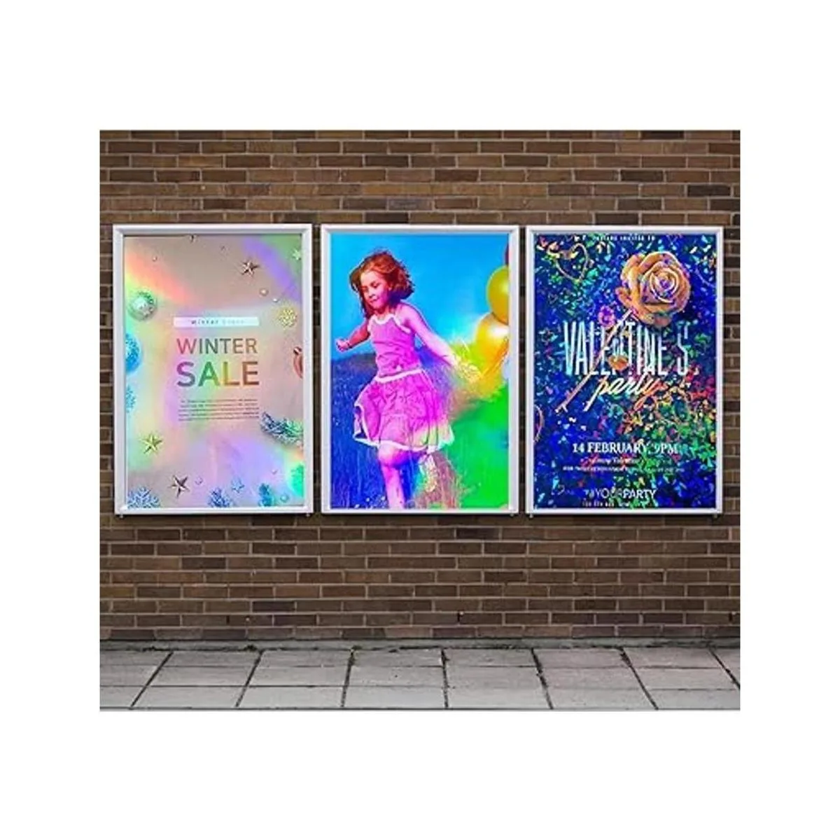 Vinilo holográfico transparente holográfico de 12 x 20_5