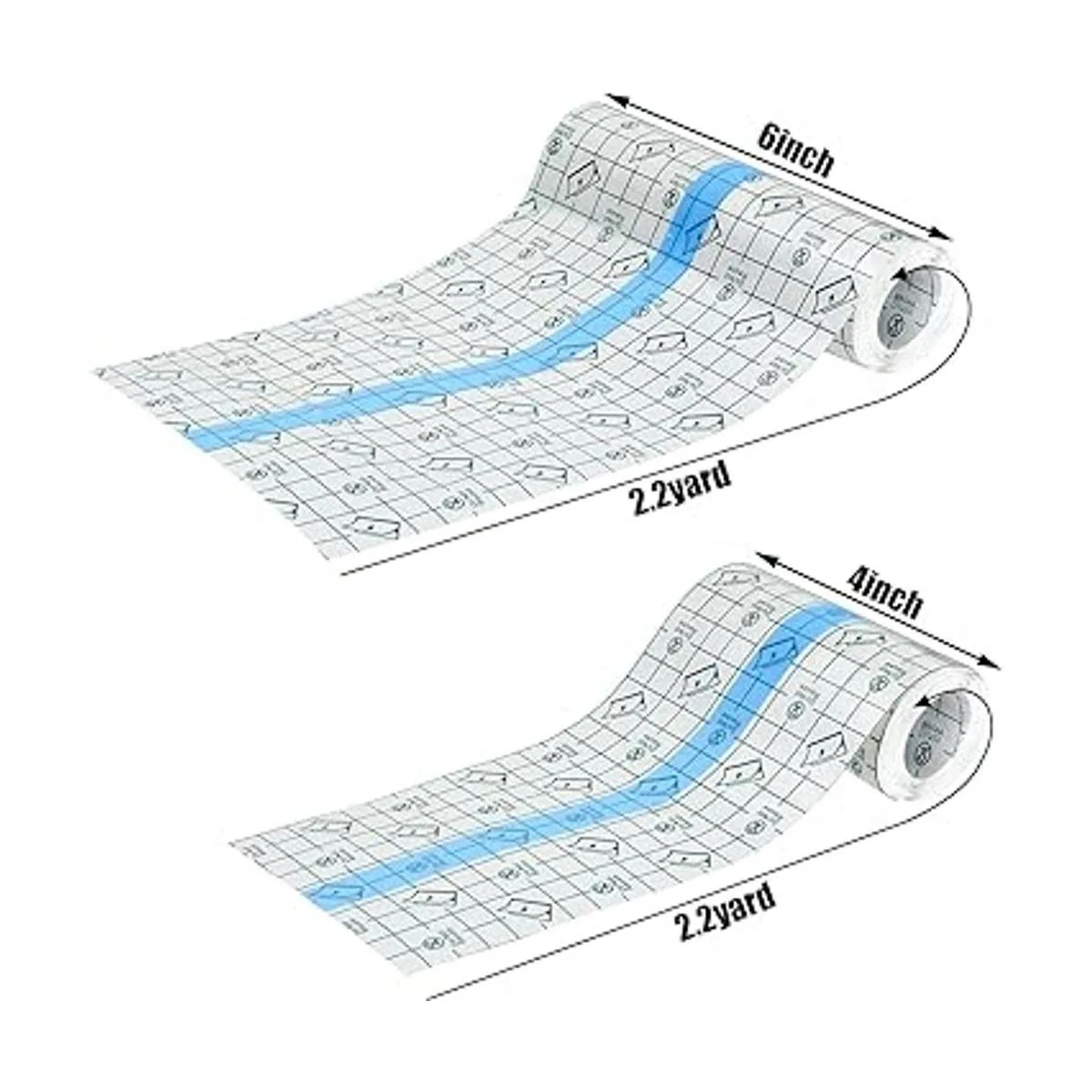 6 rollos de cinta adhesiva transparente elástica_2