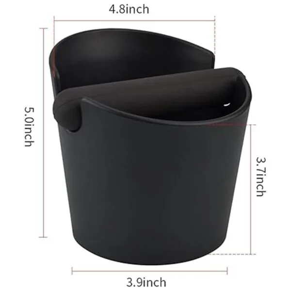 HOMEE Caja de golpe de café de 4.8 pulgadas absorbente de_4